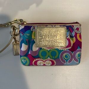 EUC Coach Poppy wristlet